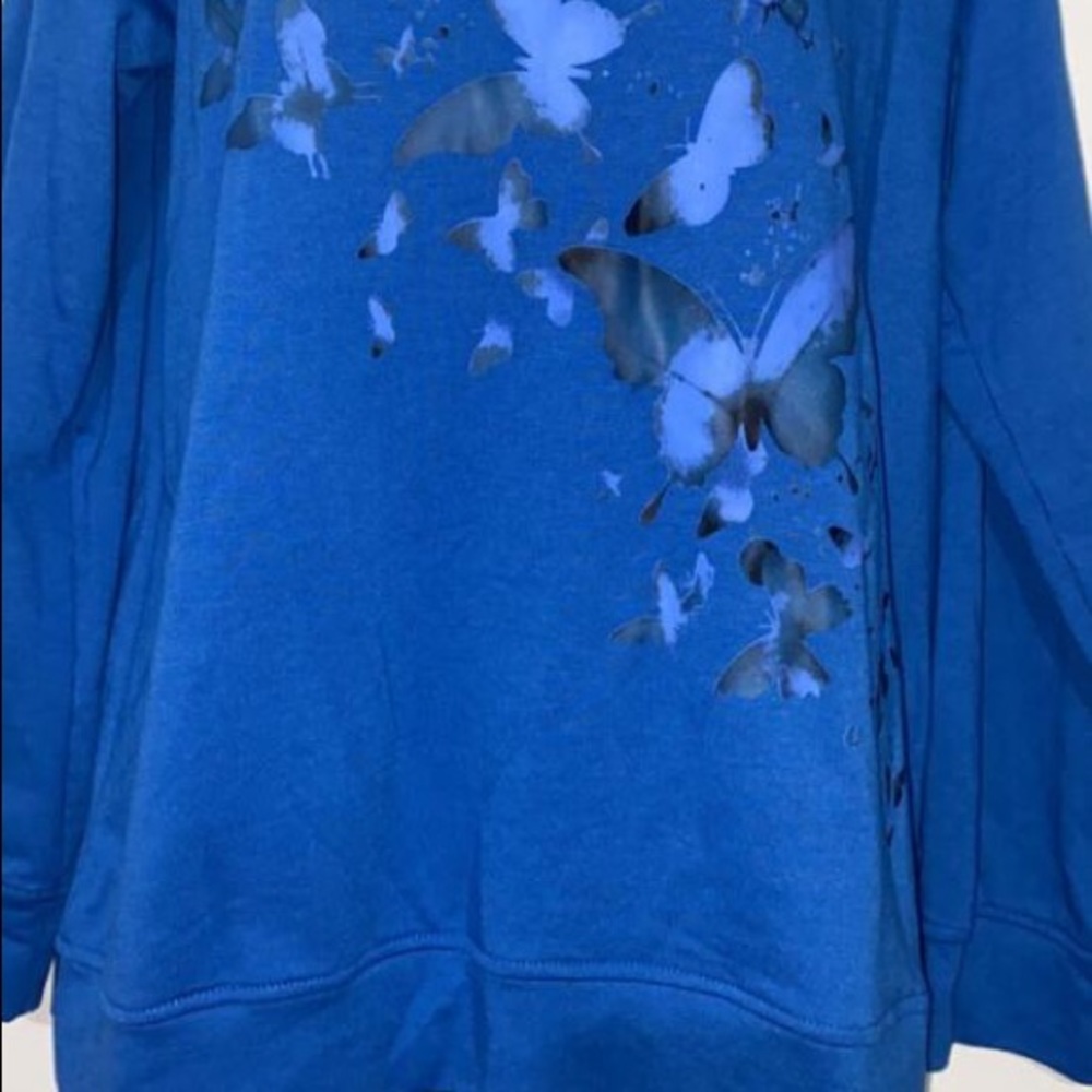 Miss look size large butterfly sweater